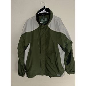 LL Bean Men's 3-in-1 Interchange Ski Jacket Full Zip Nylon Green